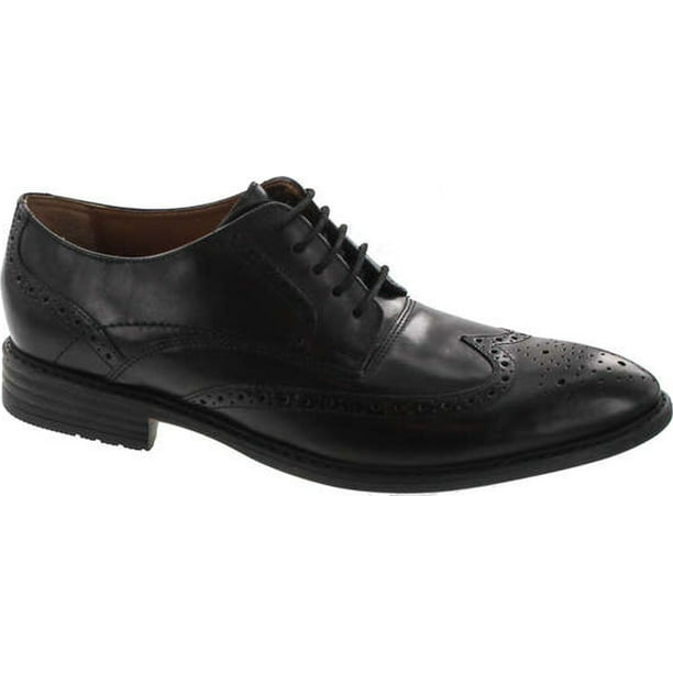 Men Dress Shoes Bostonian Clarks Garvan Classic Oxford Leather Black 19384